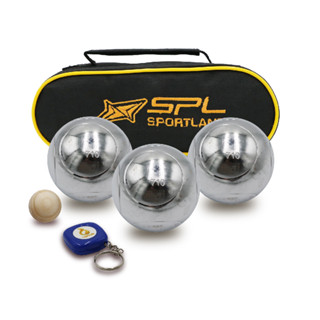 SPORTLAND Collection ลูกเปตอง สำหรับฝึกซ้อมกีฬา SPL Petanque HardChrome NL3H Set3+Bag (1750)