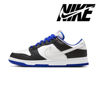 Nike Dunk Low Retro Non-slip Lightweight Low Top Black, White and Blue Sneakers แท้ 100%