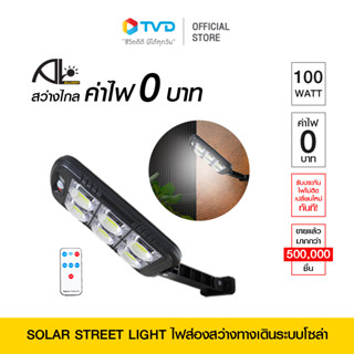 SOLAR STREET LIGHT ไฟส่องสว่างทางเดินระบบโซล่า โดย TVDirect