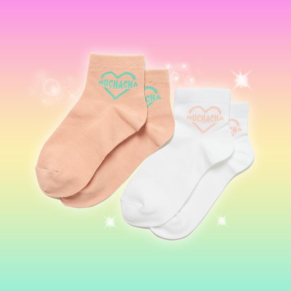 Muchacha รุ่น PEACH x SEA LOW SOCKS (LIMITED)