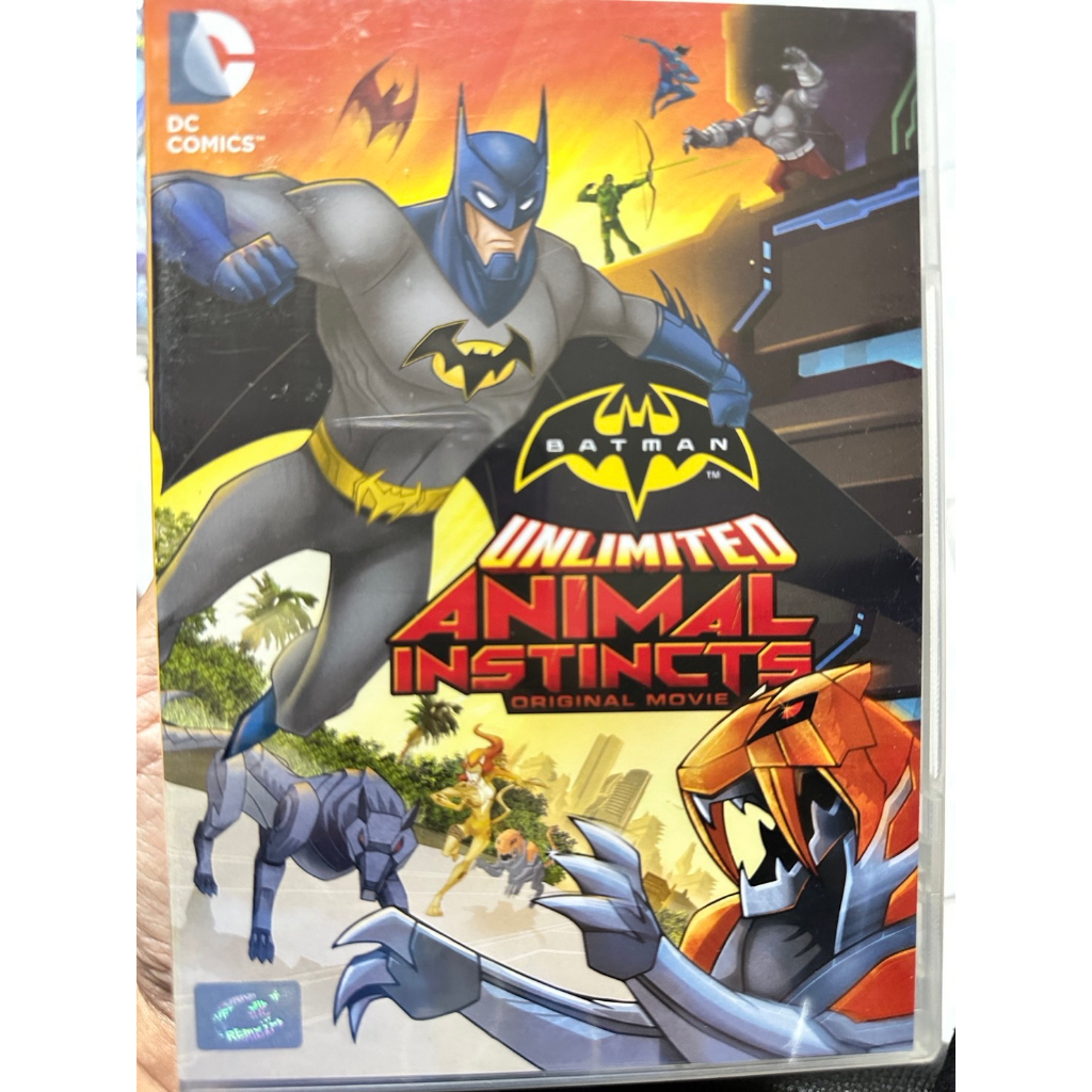 DVD : Batman Unlimited: Animal Instincts แบทแมนถล่มกองทัพอสูรเหล็ก DC Comics Animation Cartoon การ์ต