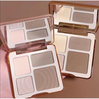 พาเลตต์​คอนทัวร์​ เฉดดิ้ง​ CALLCALL​LING​ Contour​ 4 เฉดสี สร้างมิติให้ใบหน้า​ เนื้อฝุ่น​ กันน้ำ​กัน​เหงื่อ​ ติดทน 4u2