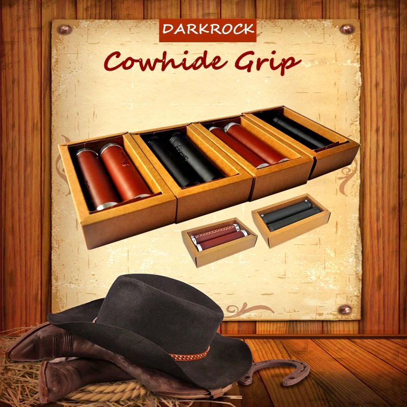 DARKROCK Cowhide Grip ปลอกแฮนด์จักรยาน  วัสดุหนังวัวแท้ ให้ความสวยงามสไตล์เรโทร ใช้งานได้ทนทาน จับกระชับมือ - รูปที่ 2