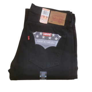 กางเกงยีนส์ Levis 501 LEVIS 501 Black White Oak Made in USA