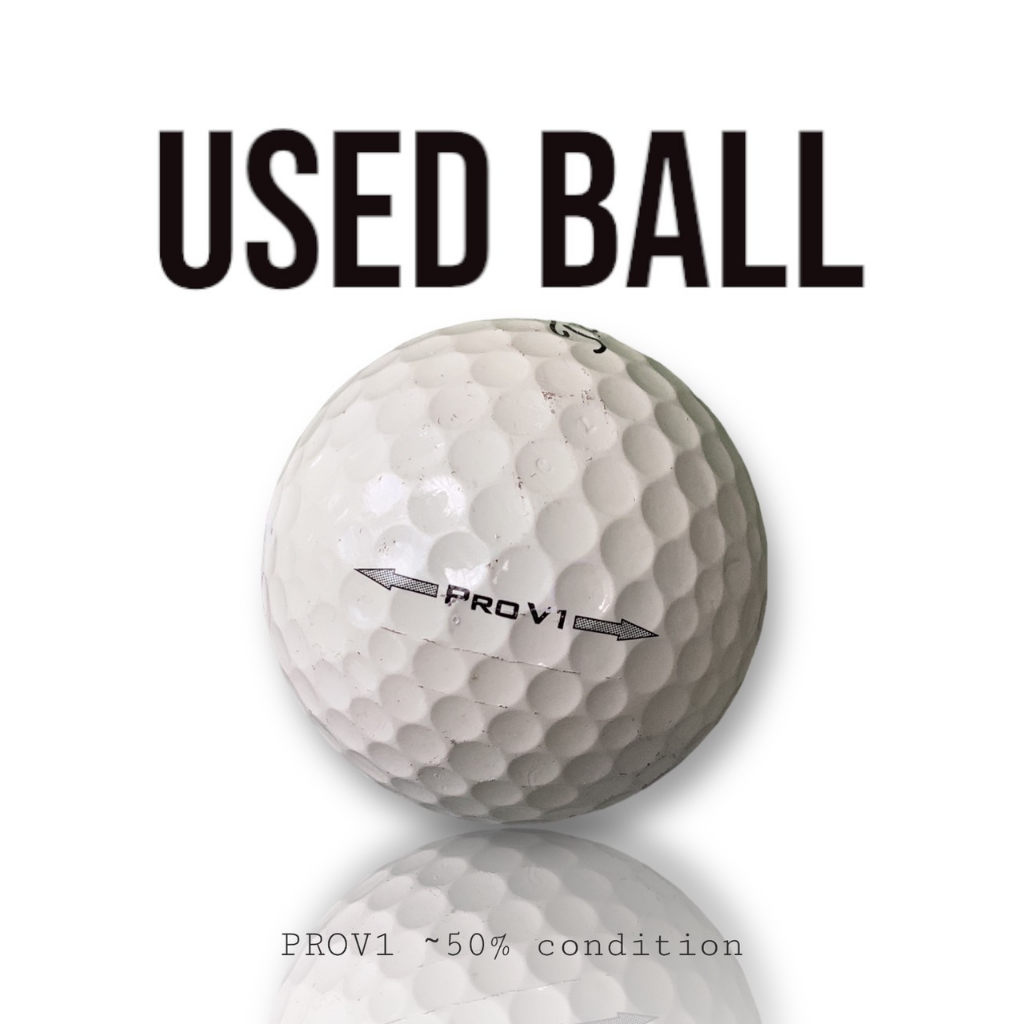 ลูกกอล์ฟมือสอง Titleist ProV1 Used Golf ball around 50 percent condition