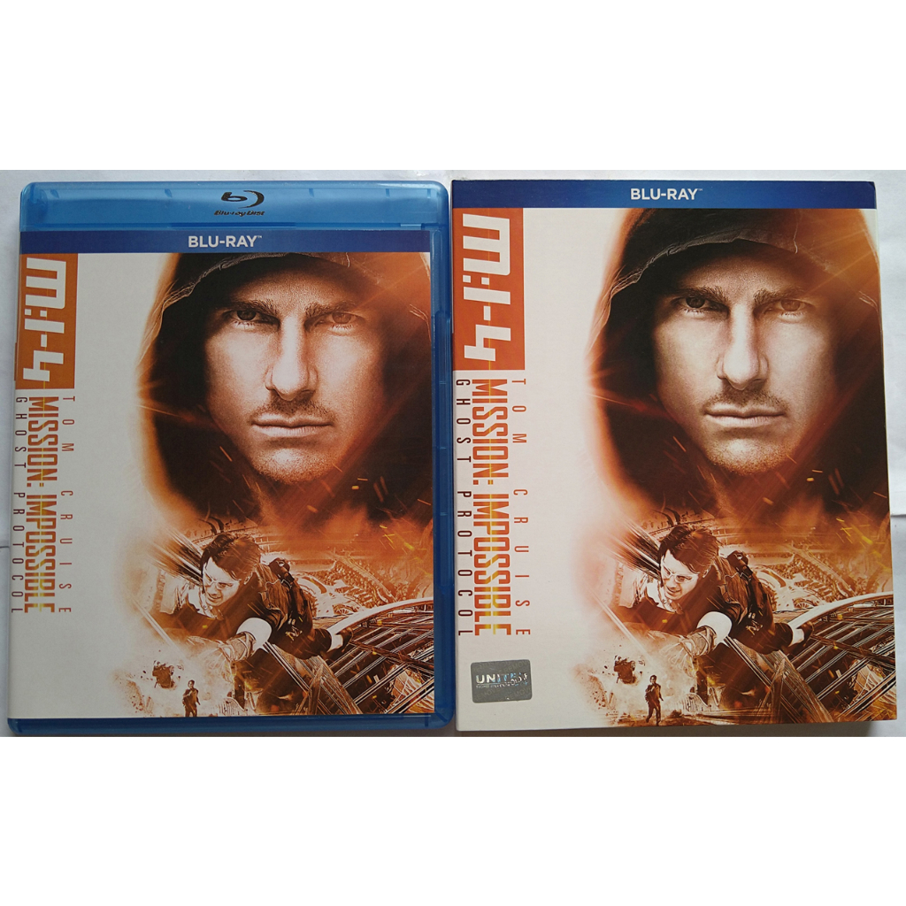 กล่องเปล่า Blu Ray Mission Impossible 4 Ghost Protocol กล่องเปล่า + ปกหนัง + กล่องปกสวม ไม่มีแผ่นหนั