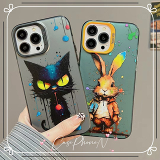 🔥สไตล์ใหม่🔥เคสไอโฟน iphone 11 14 Pro Max ins แมวดำ ป้องกันการตก ปกป้องเต็มที่ เคส iphone 12 13 Pro Case for iPhone