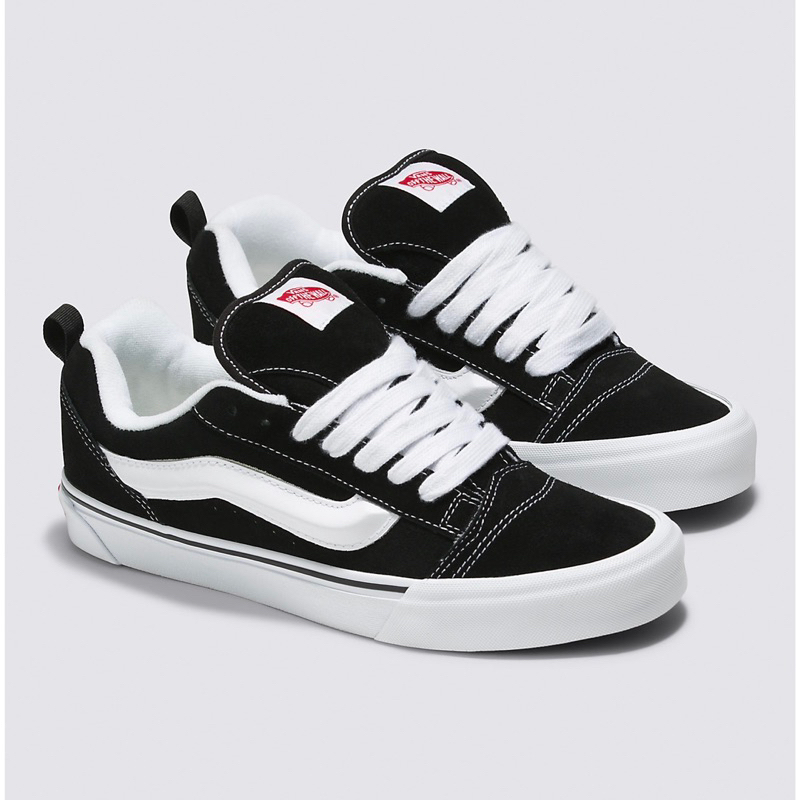 VANS KNU SKOOL BLACK TRUE WHITE SNEAKERS สินค้ามีประกันแท้