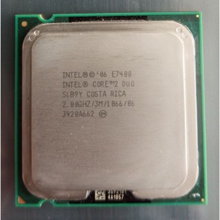 Intel Core 2 Duo E7400 2.8GHz 2Cores 2Threads Socket 775