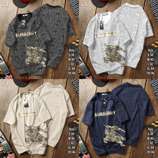 เสื้อยืดแขนสั้น BURBERRY 🐎 Unisex 👱🏻‍♂️👩🏼‍🦰 cotton 💯 ผ้านุ่ม ใส่สบายตัว พร้อมส่งจากไทย 🚚 ร้านค้าจัดส่งไว