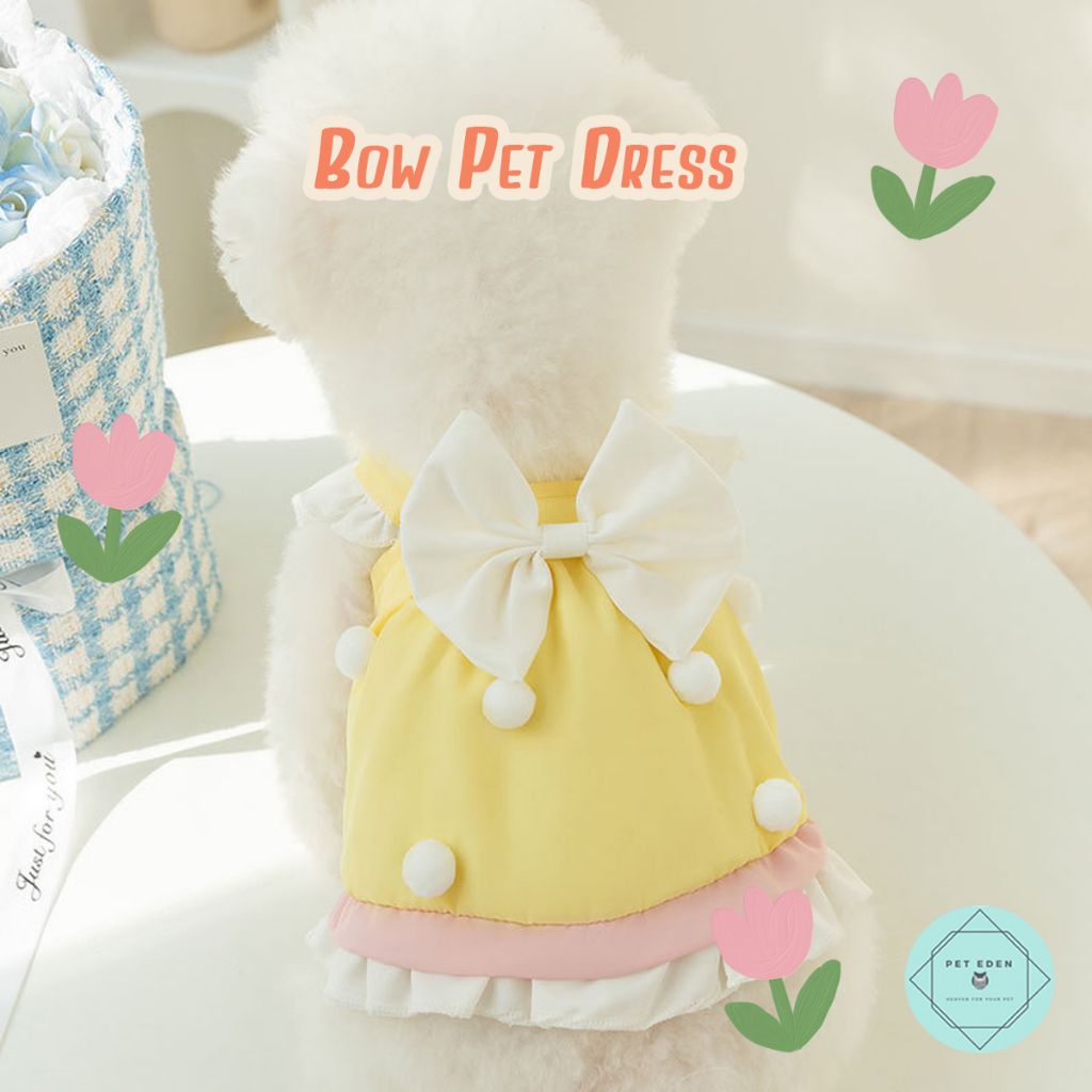 เดรสแมว เดรสหมา Candy Pet Dress ชุดกระโปรงหมา เสื้อสุนัข เสื้อแมว