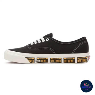 [ของแท้ ส่งฟรี จากไทย] VANS AUTHENTIC 44 DX - (ANAHEIM FACTORY) VANITY PLATE/BLACK