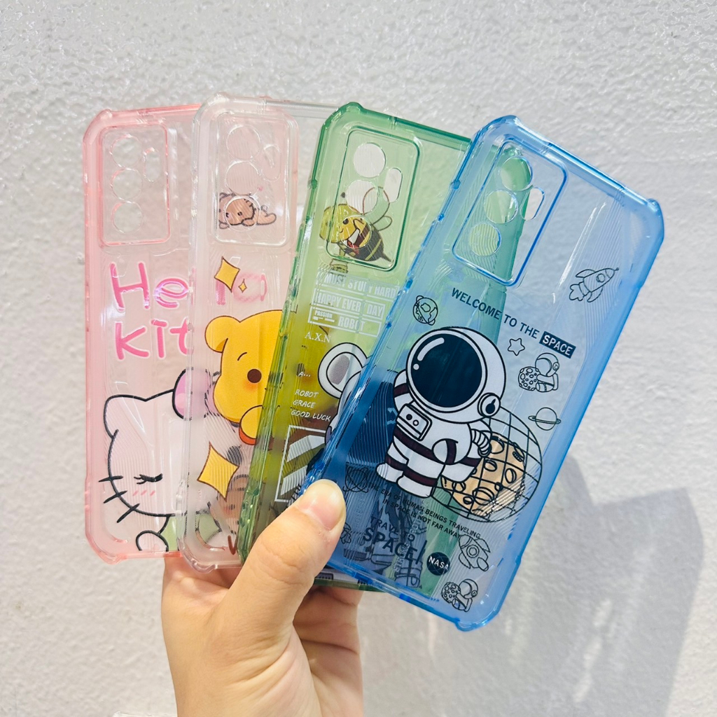 เคส การ์ตูนใส กันกระแทกมุม สำหรับรุ่น Realme C55 c51 C53 C35 C33 C30s C30 Narza50iprime สินค้าส่งจากไทย