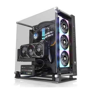 THERMALTAKE ( เคสคอมพิวเตอร์ แบบเปล่า ๆ ) CASE CORE P3 TG PRO BLACK / WHITE E-ATX MID TOWER