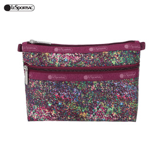 Lesportsac Cosmetic Clutch กระเป๋าเครื่องสำอางใบกลาง Style 7105