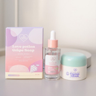 🎟🍋 Combo set lovepotion 🥣 “ ฟื้นฟูผิวเร่งด่วน ลดรอยสิว ผิวแข็งแรง “  ราคา 990.- free shipping 🥣🍒🧤