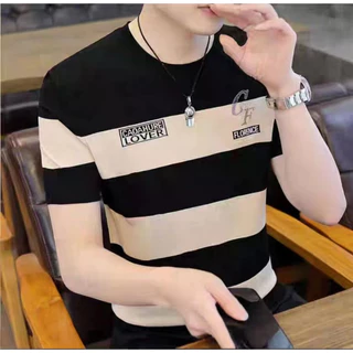 ใหม่ พร้อมส่งเสื้อยืดคอกลมแขนสั้นผู้ชาย ผ้านิ่มใส่สบายไม่ร้อน