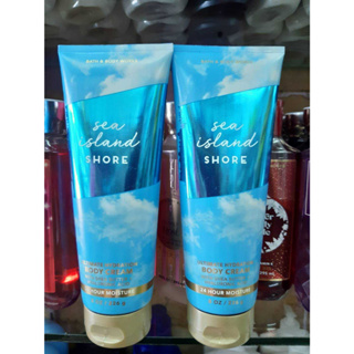 ครีมน้ำหอม Bath &amp; Body Works Sea Island Shore Body Cream 226g. ของแท้ (สินค้า1ชิ้น)