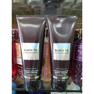 ครีมน้ำหอม Bath &amp; Body Works Black Tie for men Body Cream 226g. ของแท้ (สินค้า1ชิ้น)