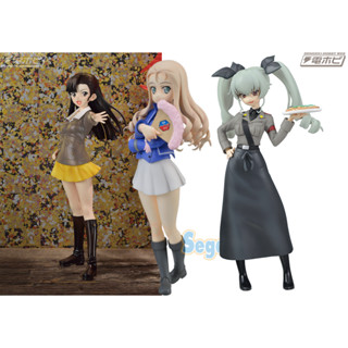 [ฟิกเกอร์แท้] Girls und Panzer - PM Figure - Darjeeling / Nishizumi Maho / Anchovy / Mary / Nishi Kinuyo (SEGA)