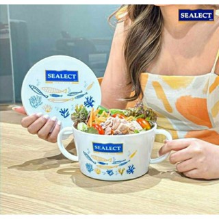 🛒พร้อมส่ง🛒🐟Sealect healthy bowl🐟ชามพลาสติก เข้าไมโครเวฟได้