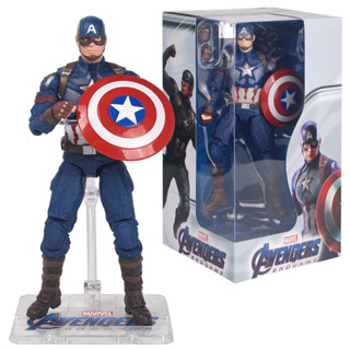 CAPTAIN AMERICA ZD TOYS Endgame Ver.(แท้)  Action Figure 18 cm