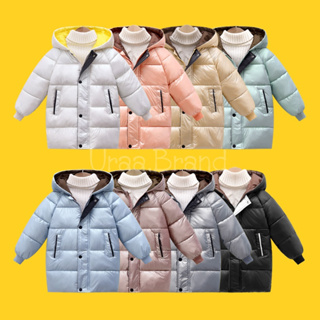 110-150 / เสื้อโค้ทเด็ก เสื้อกันหนาวเด็ก รุ่น โค้ทเด็ก มีฮู้ด Hood Coat Kids - KSS