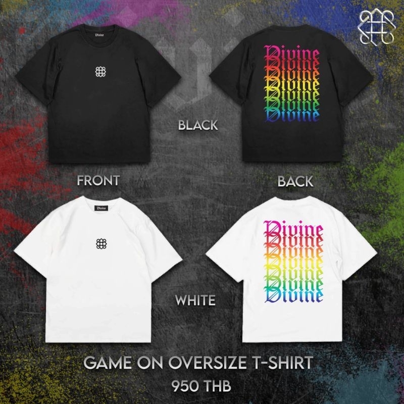 Oversize T-Shirt//Game On Collection Divine by Gemini