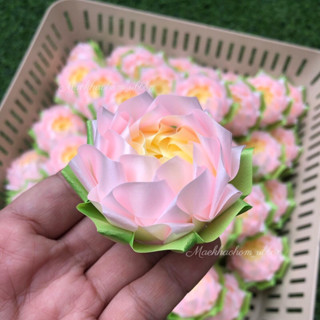 ตัวเปล่าเหรียญโปรยทานดอกบัว 3ชั้น