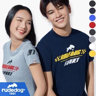 rudedog เสื้อยืดผู้ชาย เสื้อยืดผู้หญิง รุ่น Speedy ของแท้ 100% รู้ดด็อก