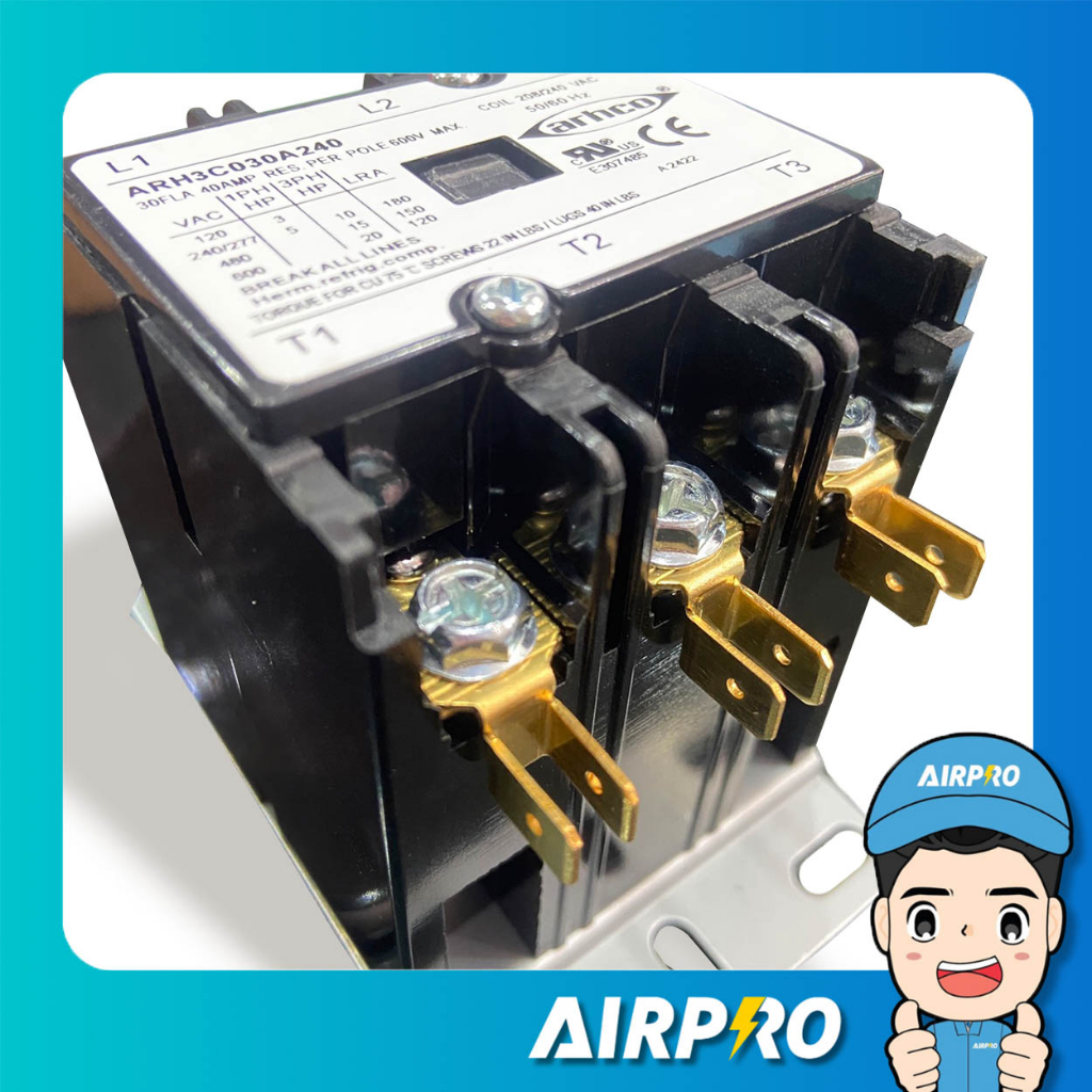 แม็กเนติก ARHCO แม็ก3เฟส 30A รุ่น ARH3C030A240 3Pole แท้100% - รูปที่ 2