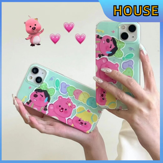 💲คูปองเคลม💲เคสไอโ case for iphone 11 12 loopyตระกูล เคส 14 13 12 11 pro max ซิลิโคนเหลวมีความทนทาน ป้องกันการตก