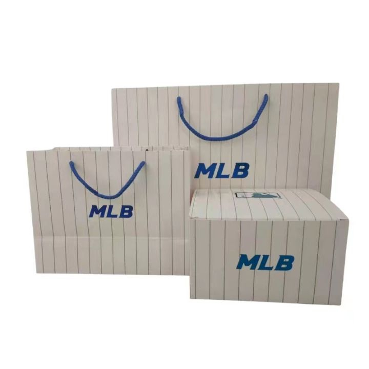 กล่องกระดาษMLB ถุงกระดาษMLB กล่องใส่กระเป๋าMLB กล่องใส่หมวกMLB ถุงกระดาษใส่กระเป๋า กล่องกระดาษใส่หมว