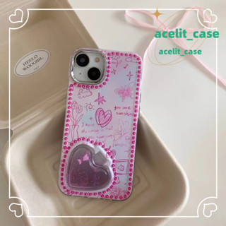 ❤️ส่งของขวัญ❤️ เคสไอโฟน 11 12 13 14 Pro Max รูปหัวใจ สาวน่ารักหัวใจ แฟชั่น เรียบง่าย ฤดูร้อน Case for iPhone สไตล์วรรณศิ