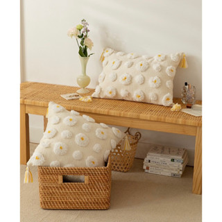 WT12/WT13 Daisy Cushion - หมอนอิง (ปลอก+หมอน) มี 2 ขนาด 45*45 , ขนาด 35*50 ซม.