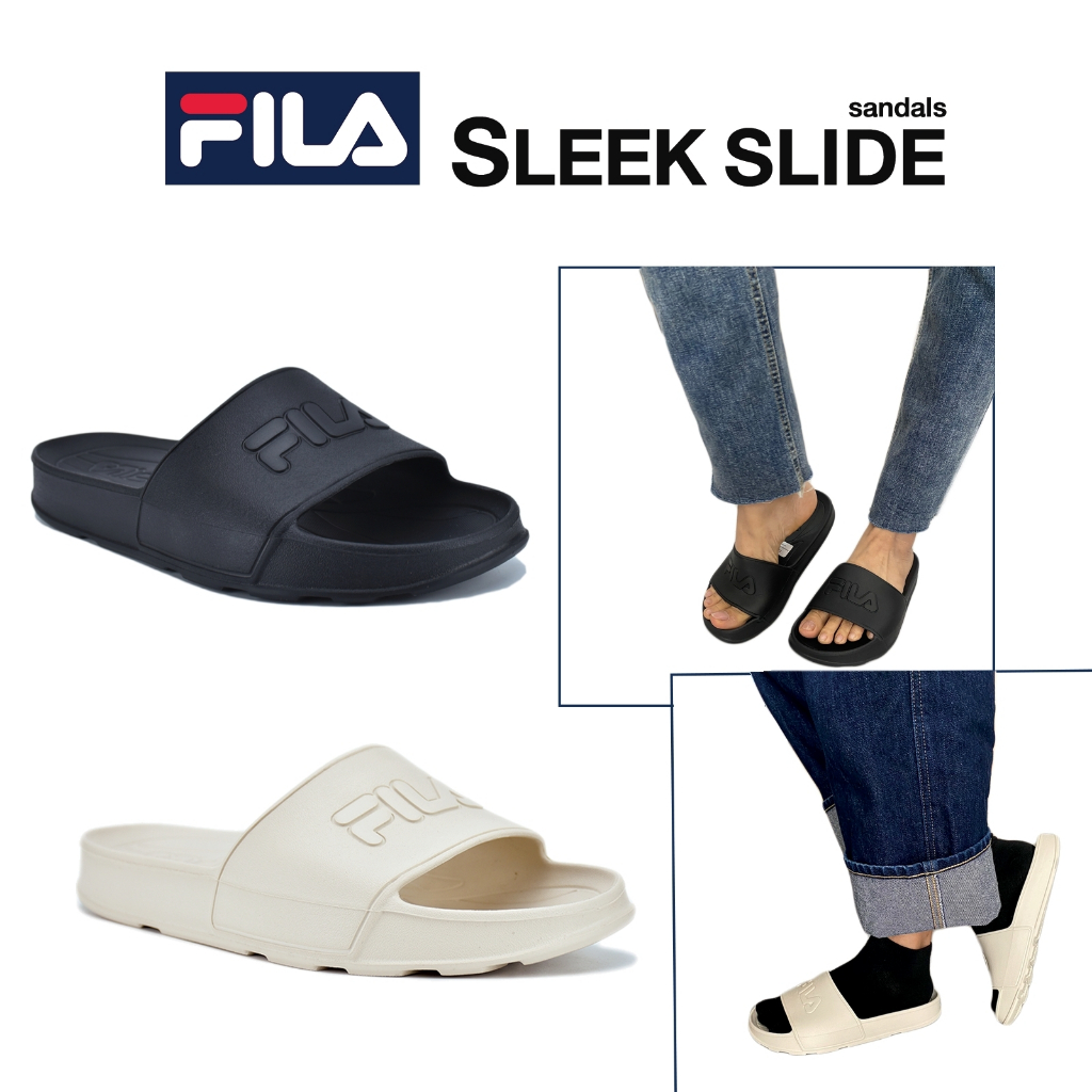 [ลด30% เก็บโค้ด 2509FASHDD] FILA KOREA Sleek Slide รองเท้าแตะ ผู้หญิง ฟิล่า เกาเหลี แท้