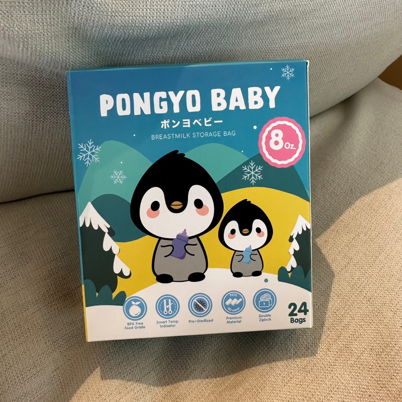 ถุงเก็บนมแม่ pongyo 8 oz ของใหม่
