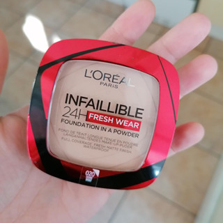 📍แป้งใหม่📍ของแท้💯L’oreal Infallible 24H Fresh Wear Foundation In a Powder