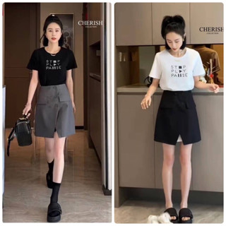 set Set Every Day Look ใส่แมทช์ หรือ มิกซ์กับไอเท็มอื่นๆก็เข้ากับเค้าได้หมด กับ T-Shirt