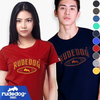 rudedog เสื้อยืดผู้ชาย เสื้อยืดผู้หญิง รุ่น High School ของแท้ 100% รู้ดด็อก