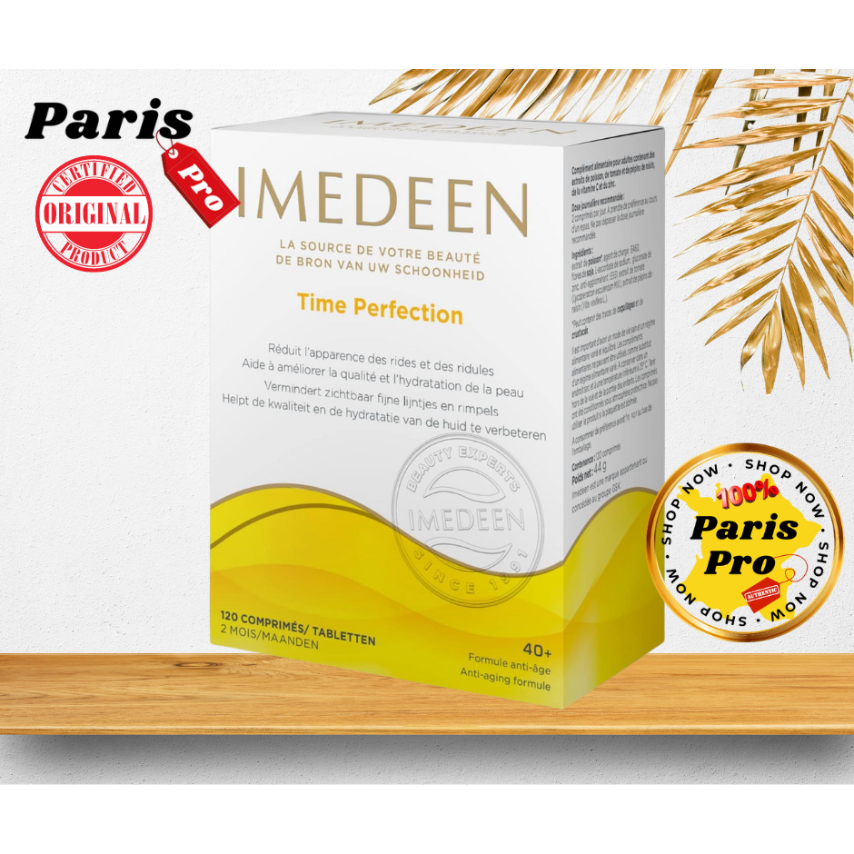 IMEDEEN Time Perfection อิมีดีน ทามเพอร์เฟคชั่น 120 เม็ด (2เดือน) สำหรับวัย40ปีขึ้นไป จากฝรั่งเศษ # 