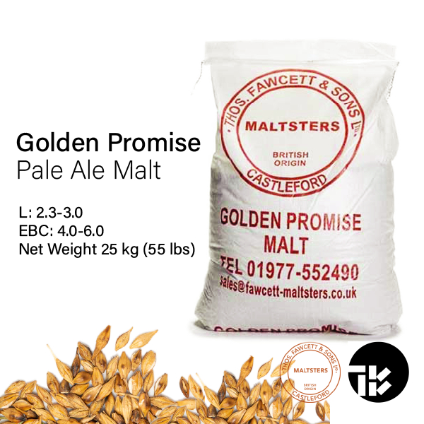 Golden Promise Pale Ale Malt - Thomas Fawcett - 55lbs