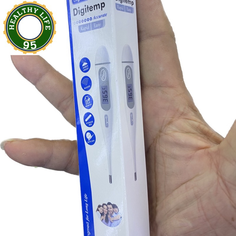 รีวิว Longmed Digitemp 1ชิ้น ปรอทวัดไข้ดิจิตอล วัดไข้ ตรวจวัดอุณหภูมิ ...