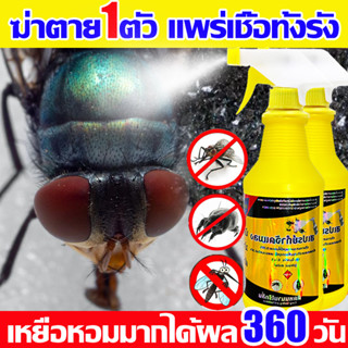 ไร้สี ไม่มีกลิ่น ไม่เป็นอันตราย ปืนเท่ สเปรย์ไล่แมลงวัน 500ml ได้ผล100% เหยื่อ ยากําจัดแมลงวัน แมลงสาบ ยุง มด แมลงฯลฯ