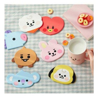 มีสินค้าพร้อมส่ง!! ของแท้ [BT21] BT21 BABY SILICONE CUP COASTER💜💜