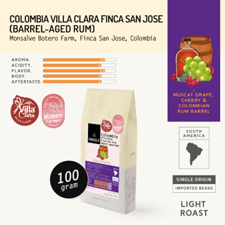 Colombia Villa Clara - San Jose Barrel-aged Rum (Specialty Coffee)