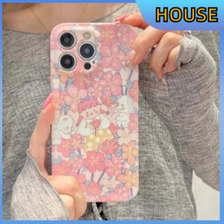 💲คูปองเคลม💲เคสไอโ case for iphone 11 12 สาวกระต่าย เคส 14 13 12 11 pro max การป้องกันอย่างเต็มที่ ป้องกันการตก