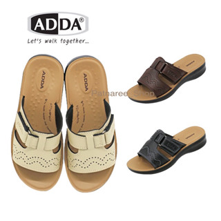 ⭐️พร้อมส่ง⭐️ADDA PU รุ่น 74808 รองเท้าแตะลำลองแบบสวม สำหรับผู้หญิง ไซส์ 35-40