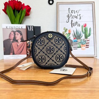 กระเป๋าสะพายข้างผู้หญิง ใบน่ารัก ทรงกลม ทอรี่เบิร์ช  Crossbody Bag