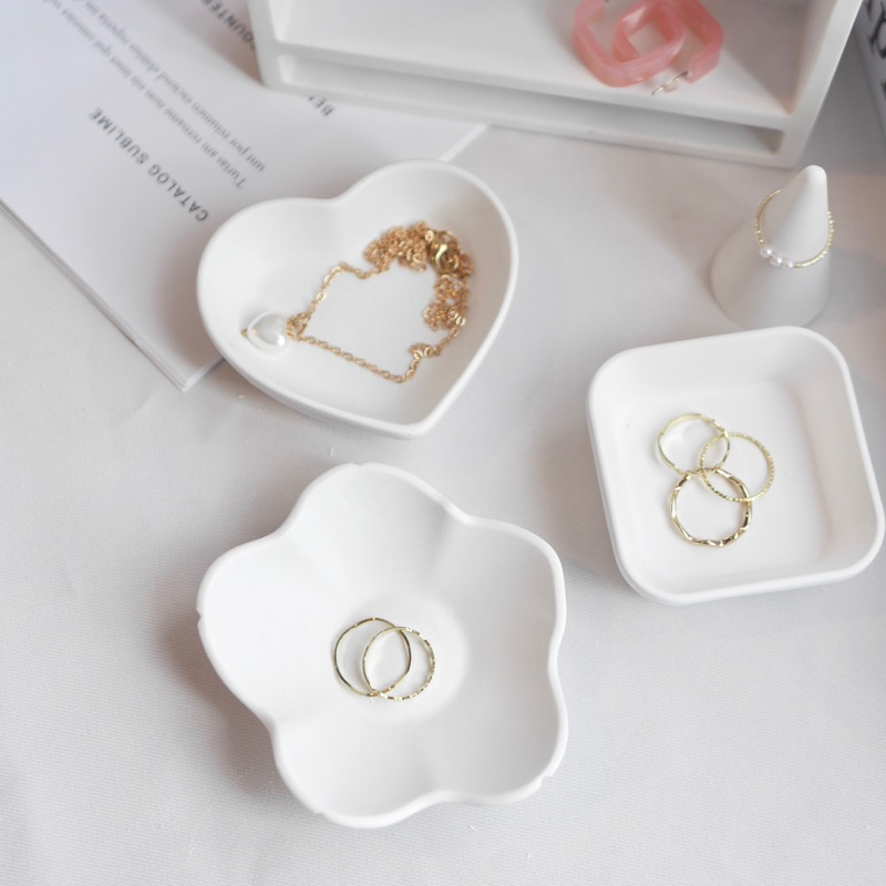 Set combo 3 ชิ้น ถาดรี แจกัน กระปุกใส่เครื่องประดับ ของแต่งบ้านมินิมอล minimal